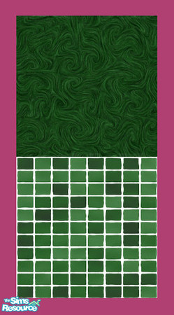 Sims 2 — MDP Forest Swirl Half Tile V2 by MelandStv — There are 20 colourful walls in this set. They are part of my