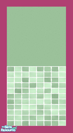 Sims 2 — MDP Sage Half Tile V2 by MelandStv — There are 20 colourful walls in this set. They are part of my Colour Pack