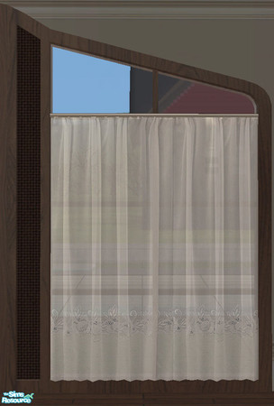 Sims 2 — AL FRESCO Lace Curtain 2-tile Right MESH by simtomatic — You'll need the Lace Curtain 5-tile, above, in order to