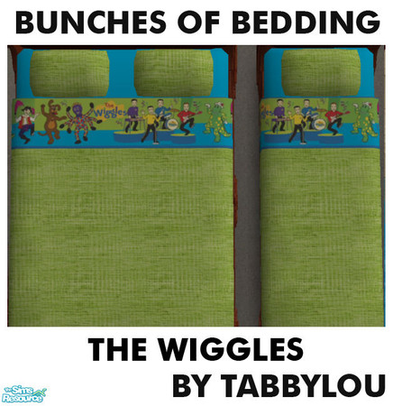 Sims 2 — TL - Kids Bedding The Wiggles by TabbyLou — The Wiggles for Group 11 in my Bunches of Beddings recolors. Hope
