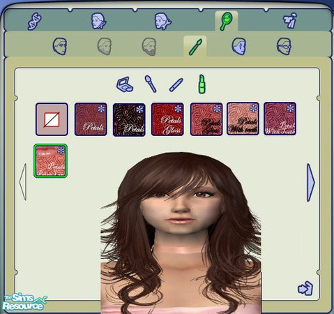 Sims 2 — A Rose by kollens — Rose McGowen / Paige Halliwell Lip Shade