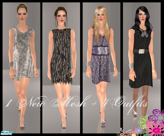 Sims 2 — Runway  by simal10 — Haute Couture for your sims. Can be used as everyday and formal. Mesh by me included.Have