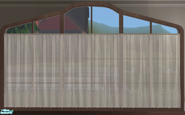 Sims 2 — AL FRESCO Lace Curtain 5-tile MESH by simtomatic — 