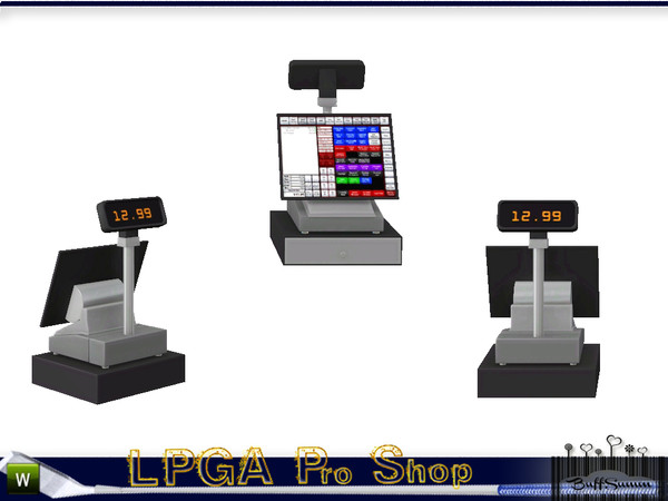 Sims 3 — LPGA Pro Shop Register by BuffSumm — In the tradition and sport of Woman's Golfing part of the LPGA Country