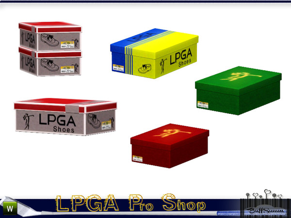 Sims 3 — LPGA Pro Shop Shoebox by BuffSumm — In the tradition and sport of Woman's Golfing part of the LPGA Country Club.