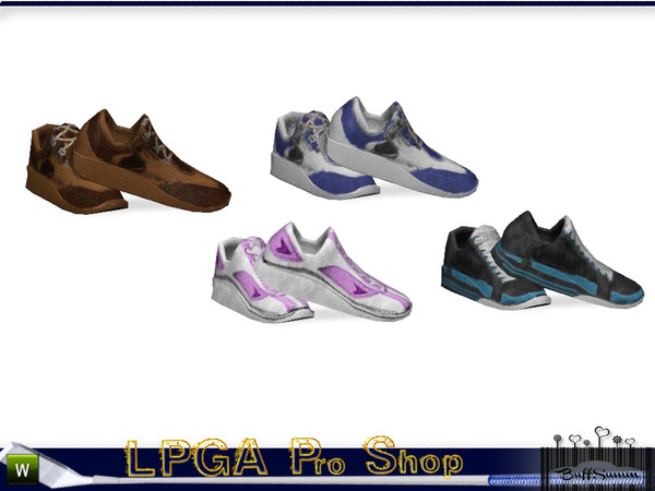 Sims 3 — LPGA Pro Shop Shoe B2 by BuffSumm — In the tradition and sport of Woman's Golfing part of the LPGA Country Club.