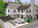 Sims 3 — Coldwater Haven by Zumaria — This beautiful stone and stucco 4 bedroom, 3 bath home has a contemporary style