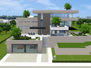 Sims 3 — Mordoasis by Djeranotjuh — A very modern house located in the lovely world, Oasis Landing. You're Sims will