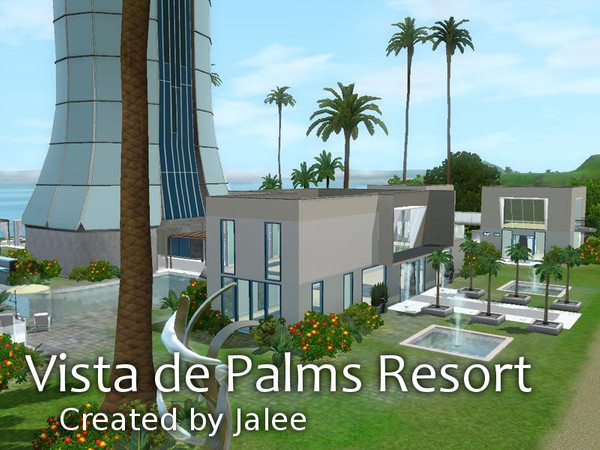 Sims 3 — Vista de Palms Resort by JaleeMaggie — Vista de Palms Resort Created By: Jalee Modern Glam indulgence. Includes