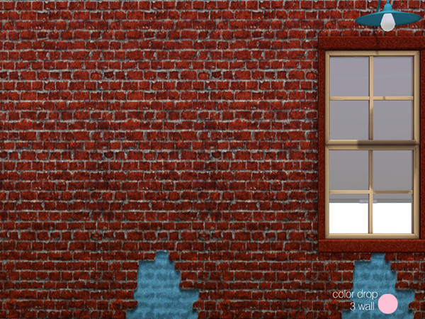 Sims 3 — Color Drop 3 Wall by DOT — Color Drop 3 Wall by DOT of The Sims Resource