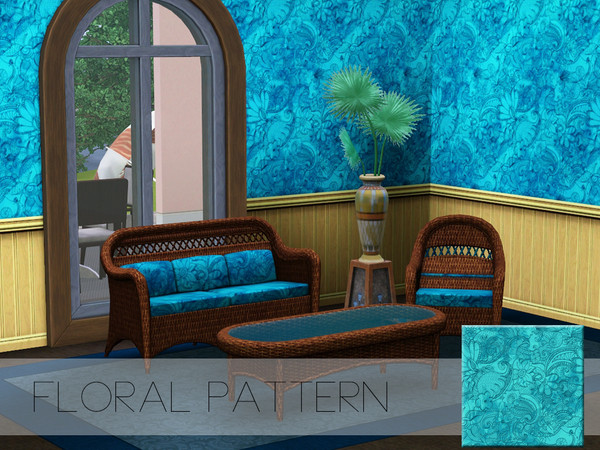 Sims 3 — Floral pattern by sashas932 — Floral pattern by sashas93. TSRAA. I hope you like it!