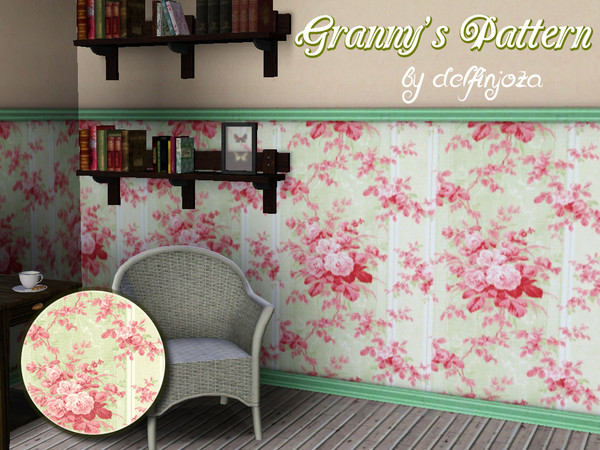 Sims 3 — Granny's Pattern - Once Upon a Time Pattern by delfinjoza2 — Granny's Pattern appears in Emma Swan's romm in