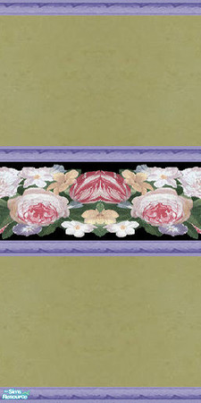 Sims 2 — Wall - Dark Khaki by Sheera — Part of my Roses Walls and Floors Set. Hope you'll like it, enjoy ! ! !