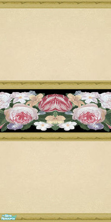 Sims 2 — Wall - Moccasin by Sheera — Part of my Roses Walls and Floors Set. Hope you'll like it, enjoy ! ! !