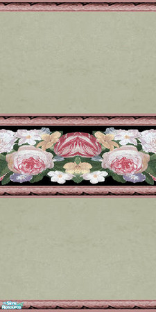 Sims 2 — Wall - Silver by Sheera — Part of my Roses Walls and Floors Set. Hope you'll like it, enjoy ! ! !