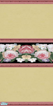 Sims 2 — Wall - Tan by Sheera — Part of my Roses Walls and Floors Set. Hope you'll like it, enjoy ! ! !