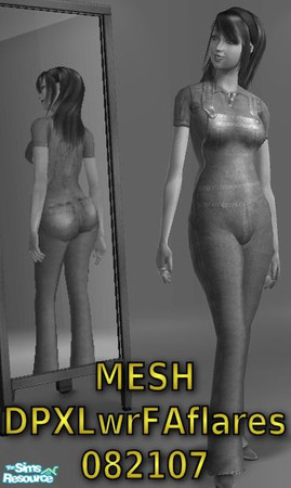 Sims 2 — MESH_DPXLwrFAflares082107 by Dr Pixel — Well rounded Sims are the next size larger than the Maxis