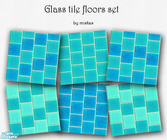 Sims 2 — Miskas Glass Tile floors Set_7 by miskas — Glass Tile floors Set_7