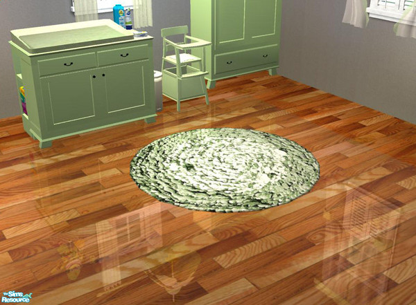 Sims 2 — NurceryKids - recolor mint  - rug by ShinoKCR — 