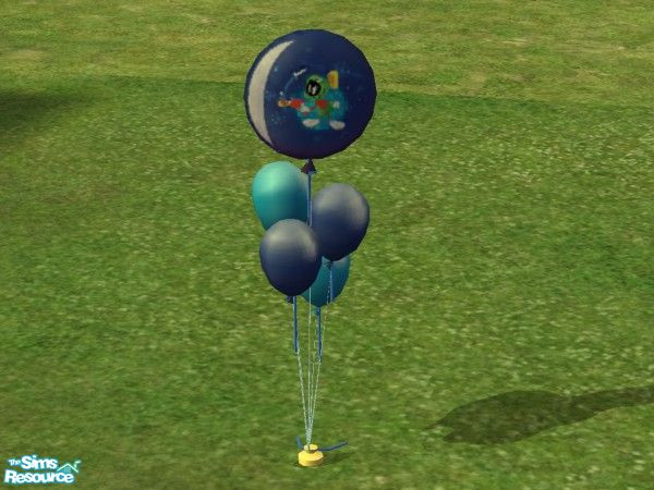 Sims 2 — Childrens Party Balloons - Marvin by lym — Marvin the Martian balloon, part of my Childrens Party Balloons Set.