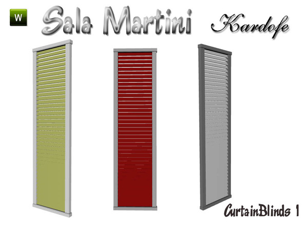 Sims 3 — kar_CurtainBlinds_Martini by kardofe — Curtain blinds by kardofe