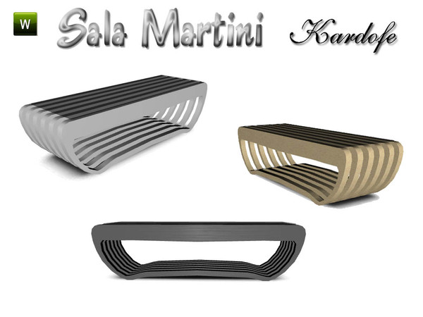 Sims 3 — kar_TableCoffee_Martini by kardofe — Table coffee by kardofe