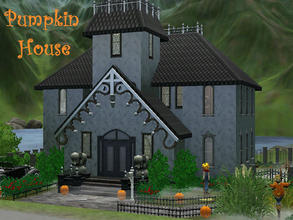 Sims 3 — Pumpkin House by Ineliz — If your sims are true fans of Halloween, then moving into the Pumpkin House will