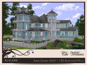 Sims 3 — The Willows by aloleng — This beautiful house is located at 130 Redwood Pkwy. A 4 bedroom, 3 toilet and bath, 2
