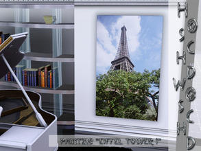Sims 3 — Paris_paintings_Eiffel_Tower_I by hoschdwoschd2 — Painting Eiffel Tower I pictures taken in beautiful Paris for