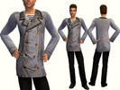 Sims 2 — Diesel Black Gold Double-breasted Jacket by simgm2 — A lovely jacket for your fashionable male sims. As see on