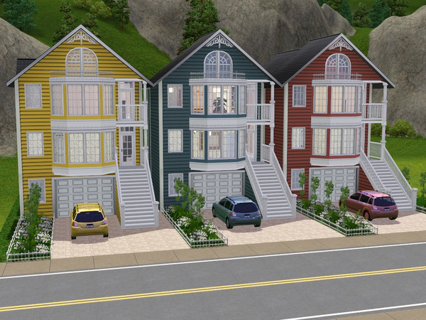 Sims 3 — Three Sisters by gabi892 — Here is three lovely traditional villas for 3 sisters. One of them is fully furnished