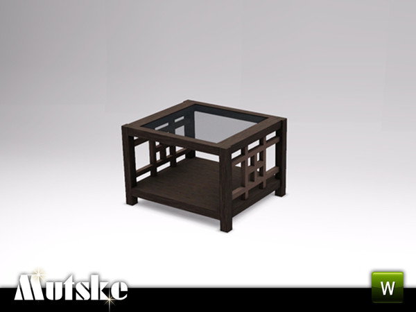 Sims 3 — Canton Coffeetable 1x1 by Mutske — This coffeetable is part of the Canton Living. The table has extra slots on