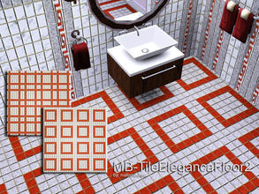 Sims 3 — MB-TileElegancaFloor2 by matomibotaki — MB-TileElegancaFloor2, 2 elegant tile floors with 3 recolorable palettes