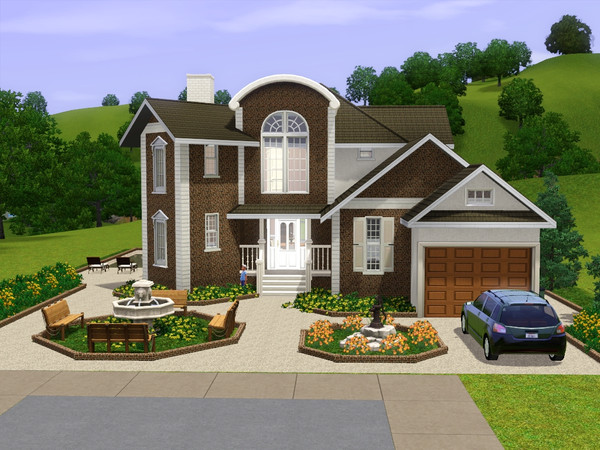 Sims 3 — Villa by gabi892 — Large family Villa with 2 floors. On the first floor there is a living room, dining room,