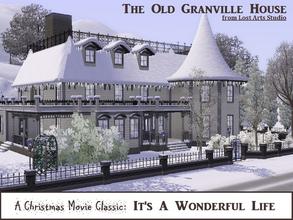 Sims 3 — The Old Granville House by lostarts — Poor, unlucky George Bailey. First he goes deaf while saving his brother