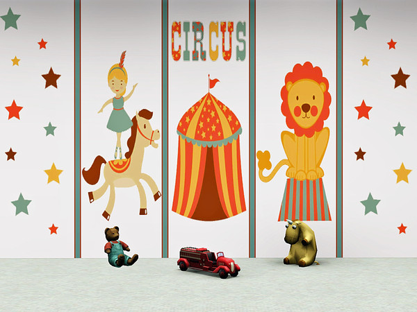Sims 3 — 10 Walls for children's room by Wimmie — 