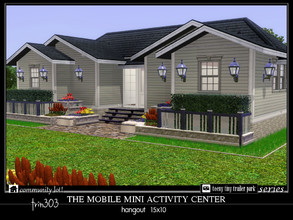 Sims 3 — Mobile Mini Activity Center by trin3032 — What every trailer park needs - a swinging hangout for fitness,