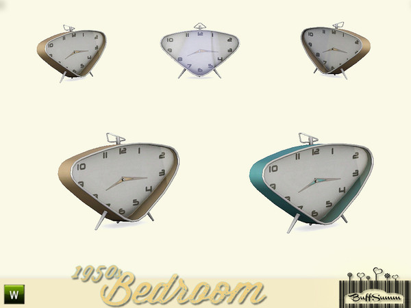 Sims 3 — 1950s Bedroom Alarmclock by BuffSumm — Part of the *1950s Bedroom* ***TSRAA***