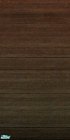Sims 2 — Aloa Buildset - Wall by Murano — Matching wooden wall for this set. It fits perfect to bungalows.