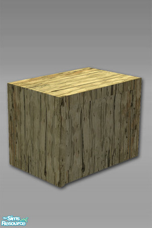 Sims 2 — Gaol House - Seat - Mesh by Shakeshaft — Part of a collection set of themed items to create an Olde style Gaol