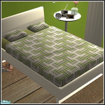 Sims 2 — Fresh forrest beddings - quilt by mirake — 