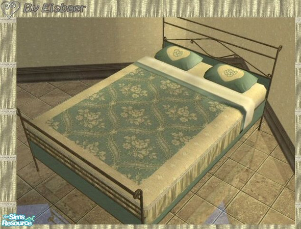 Sims 2 — Anne\'s Romanza Bedroom TC53 - Bedding by Eisbaerbonzo — Romantic bedding made of silk and finest wool.