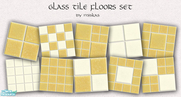 Sims 2 — Miskas Glass Tile floors Set_6 by miskas — Glass Tile floors Set_6