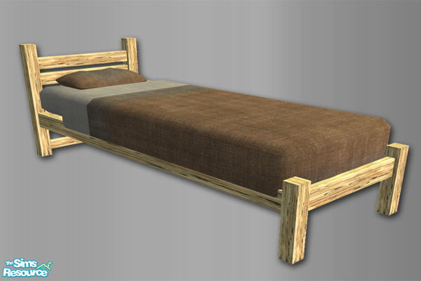 Sims 2 — Gaol House - Bed - Mesh by Shakeshaft — Part of a collection set of themed items to create an Olde style Gaol
