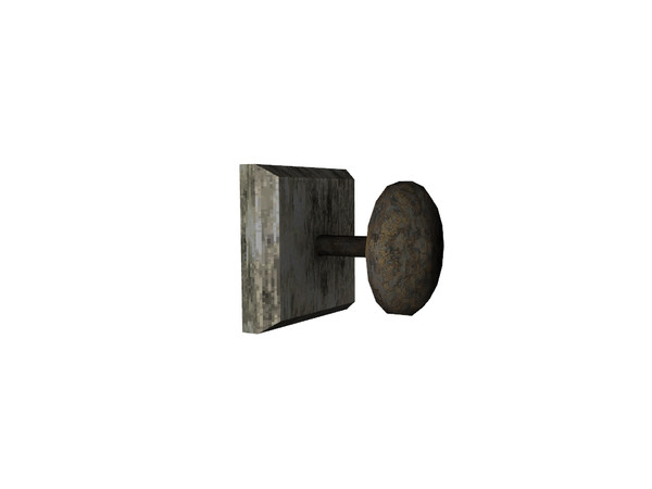 Sims 3 — Wagon Buffer by Cyclonesue — For placing on the wall of carriages and wagons. Can be moved up and down for