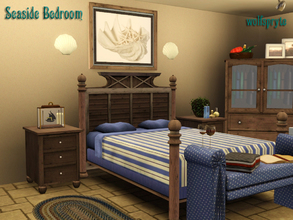Sims 3 — Seaside Bedroom TSRAA by wolfspryte — Hello.. today I give you the next set in my Seaside Series.. the adult