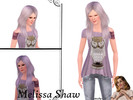 Sims 3 — Melissa Shaw by Laurela — Melissa Shaw, the amazing bleach blonde for your sims! No sliders and custom skins