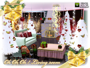 Sims 3 — oh oh oh living room by jomsims — Finally, here's more for christmas. OH OH OH living room! I put all my love in
