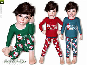 Sims 3 — Santa's Little Helper by lillka — Santa's Little Helper - Outfit for your toddler boys Everyday/Sleepwear 3