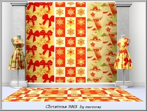Sims 3 — Christmas 2013_marcorse by marcorse — Three Christmas patterns in the Themed category.